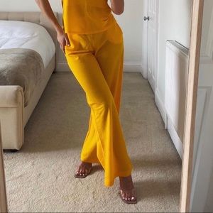 ZARA High-Waisted Straight Leg Pants